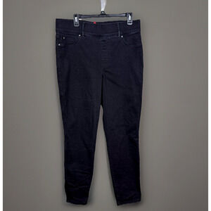 Spanx 1X Black Jeans High-Rise Ankle Skinny Shaping Jeans Tummy Control Pants